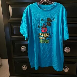 Disney Blue Mickey Mouse Kids T-Shirt